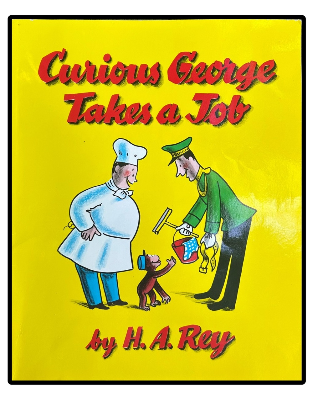 BUNDLE & SAVE 🐵 Curious George Takes a Job Vintage 1993 softcover Book